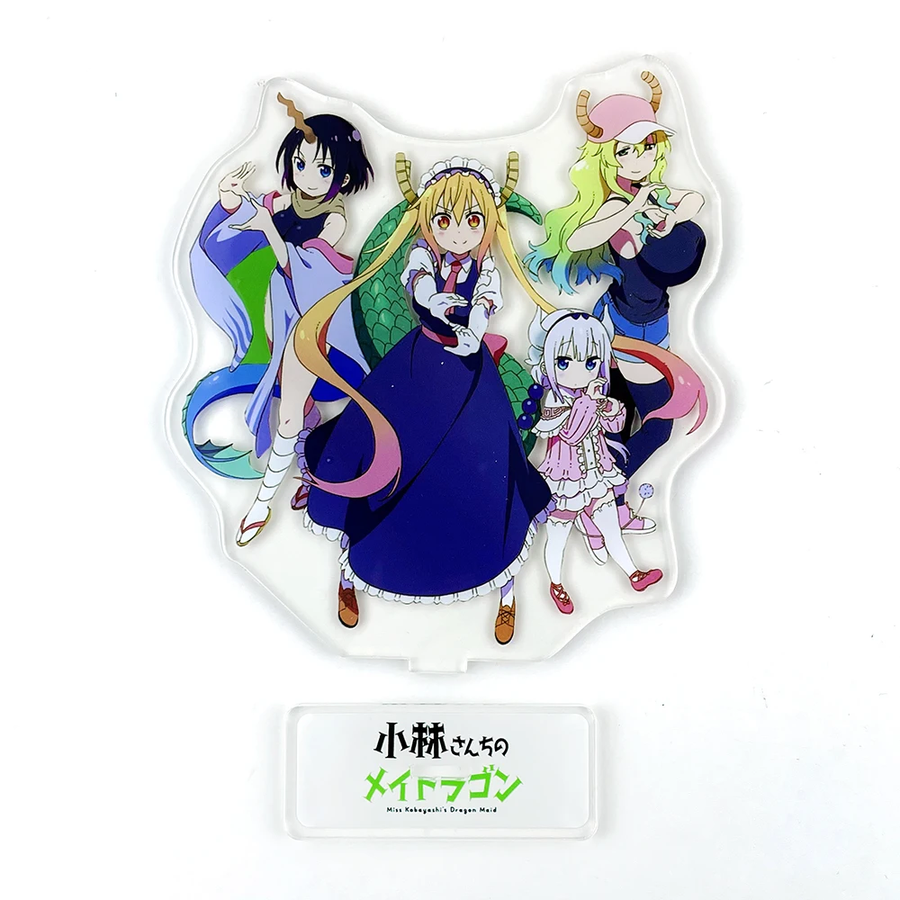 

Kobayashi-san Chi No Maid Dragon Miss Toru Kanna Elma Quetzalcoatl acrylic stand figure model plate holder cake topper anime