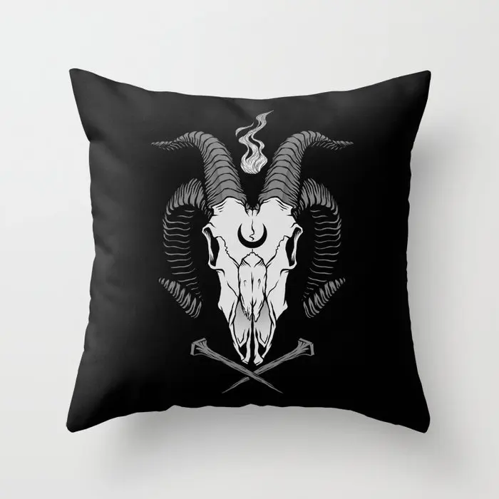 

Оккультная искусственная наволочка, декоративная подушка для дивана, подушка с принтом, чехол для автомобильной подушки, украшение для дом...