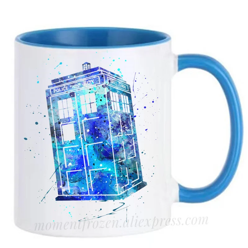 

Doctor Who Cups Police Box Mugen Tardis Mugs Caffeine Cocoa Cafe Coffee Coffeeware Tea Drinkware Friend Gifts Milk Tableware