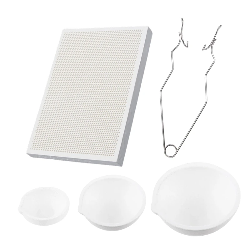 Набор из 5 кварцевых тиглей набор для плавления паяльная доска оборудование