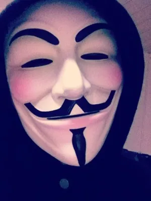 V-образная маска монстра Вендетта на Хэллоуин смоляная для фильмов и телевидения