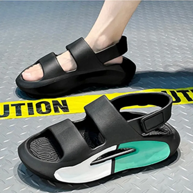 Сандалии мужские из ЭВА Мягкие Шлепанцы сланцы для пляжа Нескользящие летняя