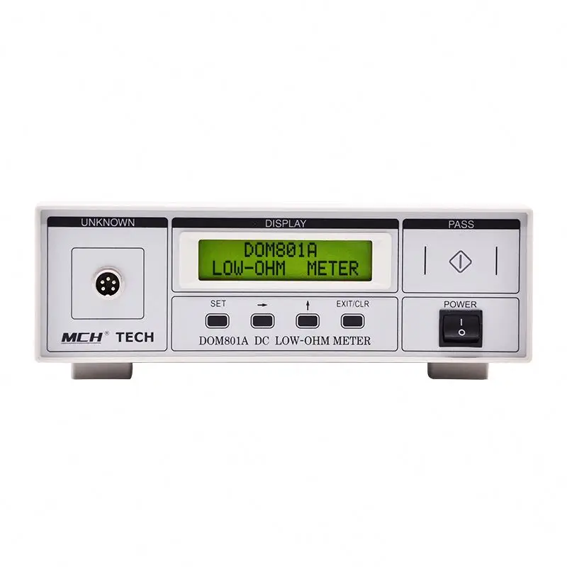 

DC Micro Low Ohmic Ohm Meter Low Resistance Meter DOM801A