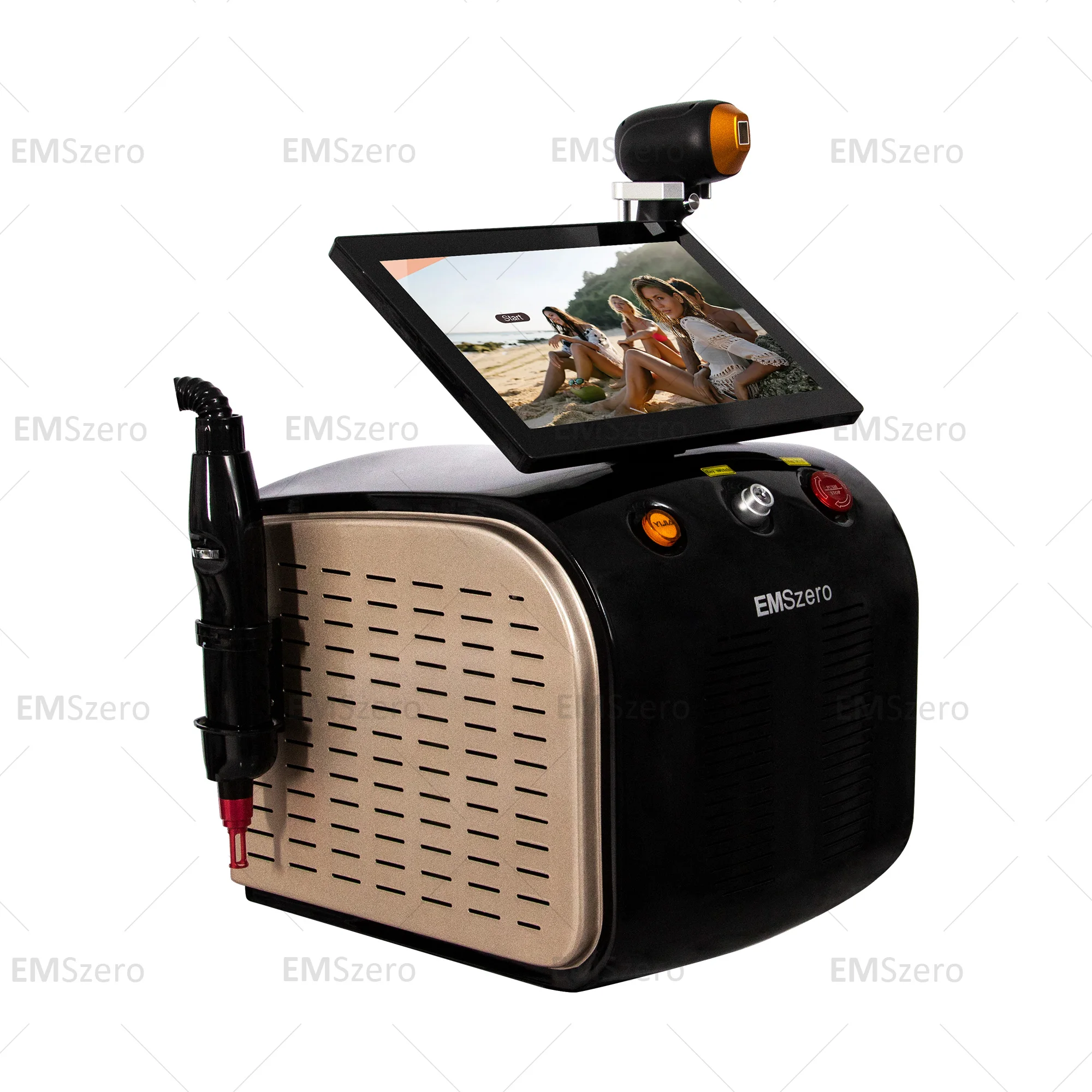 2 IN 1Professional Diode Ice Titanium Laser Body Hair Removal Machine 2024 Portable 808 755 1064 Alexandrite Device 4 waves IPL