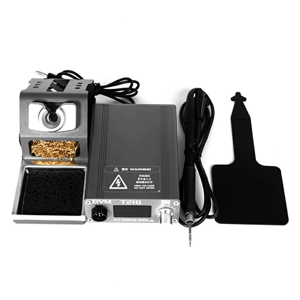 

GVM T210 Adjustable Soldering Station with Digital Display Temperature for C210 Tips of JBC Handle Repair Welding Tool