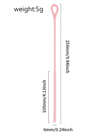 

Силиконовая Щетка Для Чистки Соломинок С Гибким Стальным Сердечником, Длинная, С Мягкой Щетиной, Для Мытья Стеклянных Бутылок