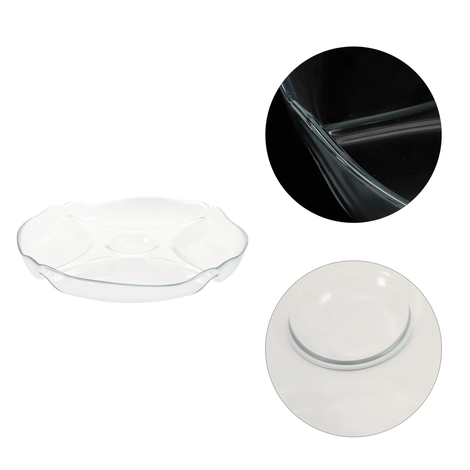 

Candy Platetray Snack Home Dessert Reusable Restaurant Container Divided Party Portable Charcuterie Individual Grids Multi