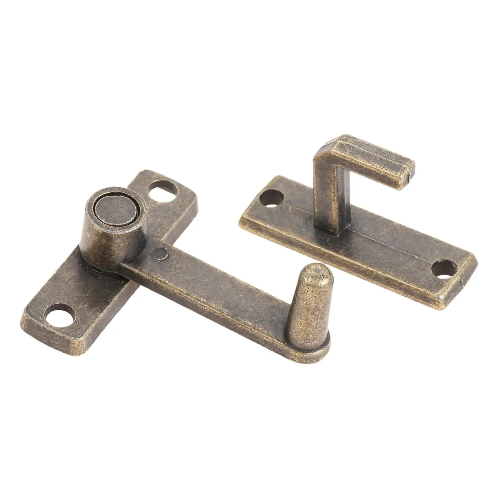 

Metal Barn Sliding Door Lock Vintage Buckle Lock Gate Latch Hardware for Closet Door Gate Window Garage Bathroom