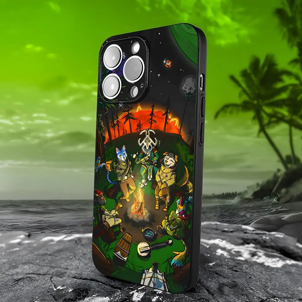 Фото Чехол для телефона MINISO-Outer Wilds Game для iPhone 17 15 16 13 Pro Max 14 12 11 Xr X 8 7 6 Plus, роскошная задняя крышка 2025 года №2