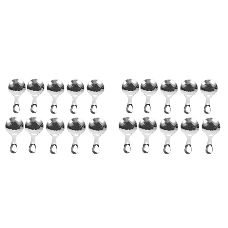 

Ложки с короткой ручкой из нержавеющей стали, 20 шт.