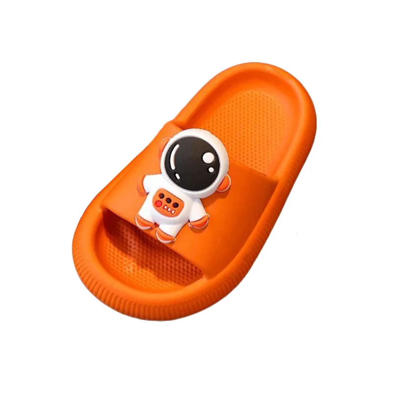 Children'S 2023 Summer Slippers  Cartoon Space Astronauts Non-Slip Indoor Household Soft Slippers for Boys and Girls