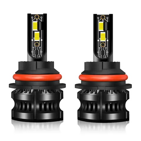Z8 светодиодный лампы для фар 24 Вт 6000 лм 9004 K Сверхъяркие H4 H7 H11 H13 9005 9006 9007 галогенные сменные комплекты из 2 шт.
