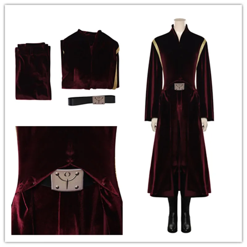 

Костюм для косплея Padme Amidala, Женское пальто и платье для взрослых, наряды на пояс, костюм для Хэллоуина, карнавала, детской одежды