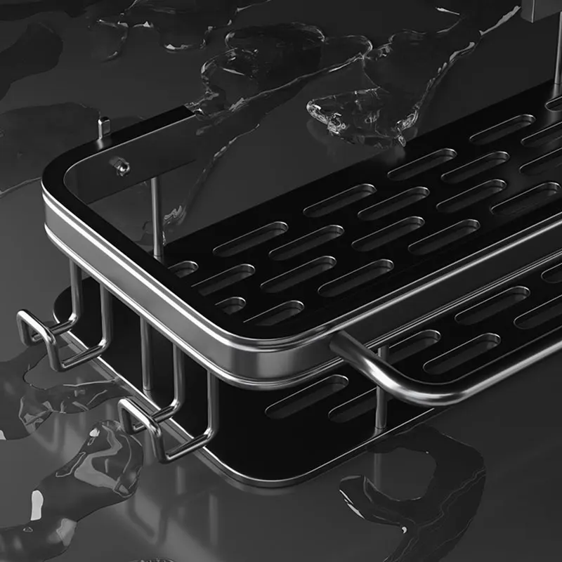 whyy kitchen sponge sink drain storage rack rag holder spice shelf basket for home kit gadgets organizer container accessories free global shipping