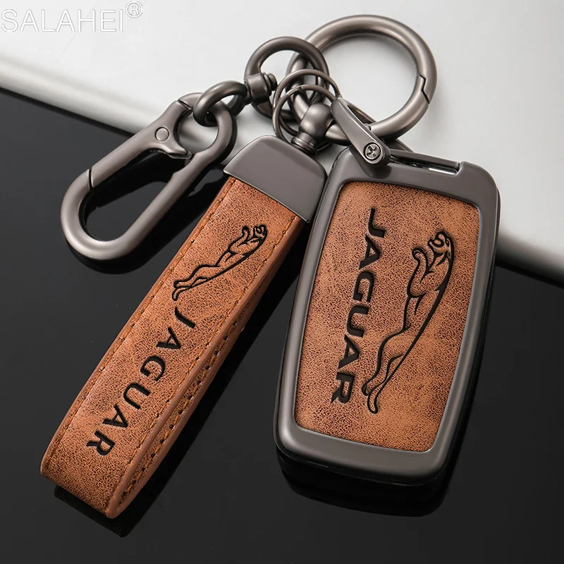 

Car Remote Key Fob Case Full Cover Shell Bag For Jaguar XF XJ XJL XE C-X16 XKR XK V12 E-PACE Guitar Keyless Keychain Accessories