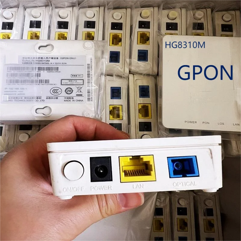 

Free Shipping 10PCS Onu Gpon Epon Ont FTTH Fiberhome Modem Second Hand hg8310M hg8010H 1GE English Version