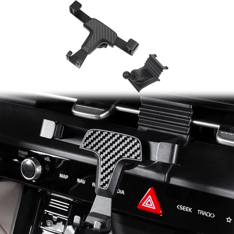 

Suitable for 21 Kia Carnival special mobile phone brackets, navigation phone mobile phone stands, air outlet snap brackets