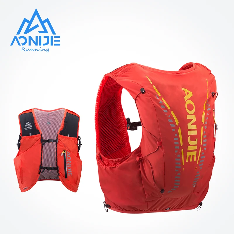 AONIJIE C962 12L Advanced Skin Hydration Backpack Pack Bag Vest Soft Water Bladder Flask for Hiking Trail Running Marathon Race