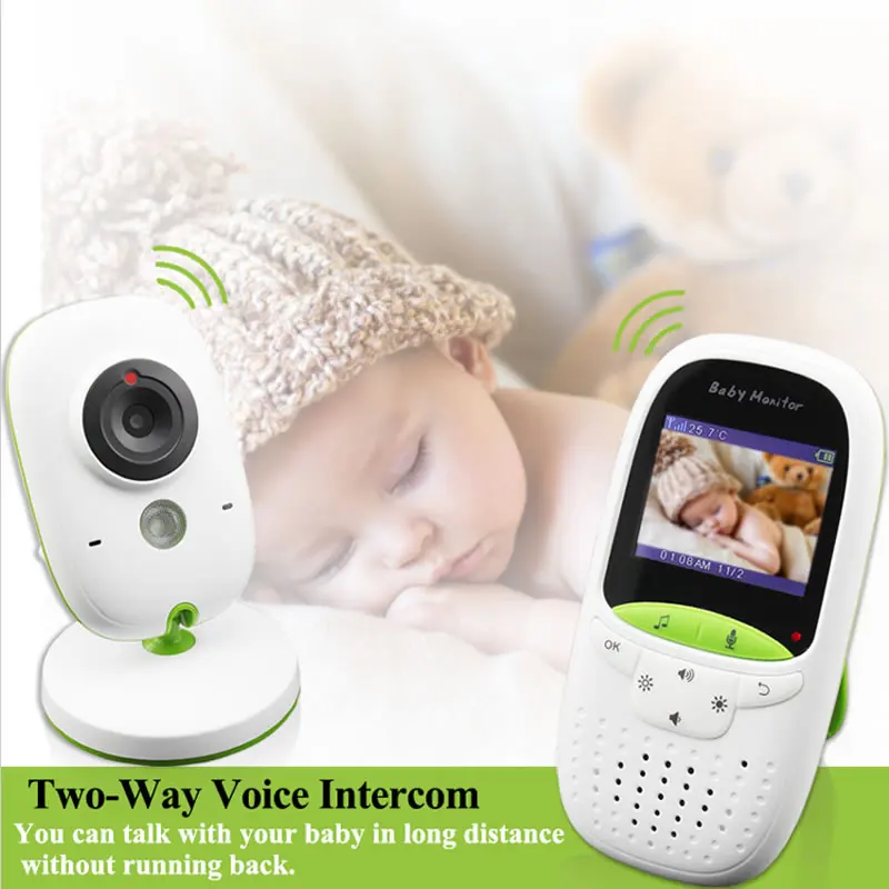 SITU New VB602 2.0 inch Wireless Baby Monitor Electronic Baby Video 2 Way Audio Nanny Camera Night Vision Temperature Monitor