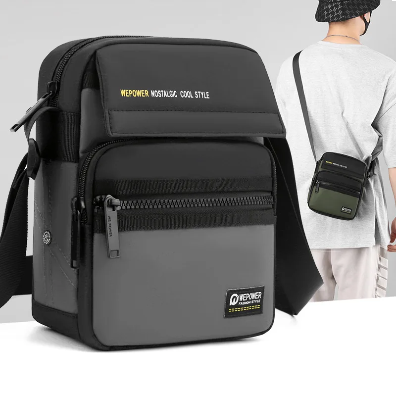 

Сумка-мессенджер на плечо 2023, повседневные нейлоновые качественные мужские сумки высокого качества для работы, мужская сумка через плечо для мужчин, мужские сумки