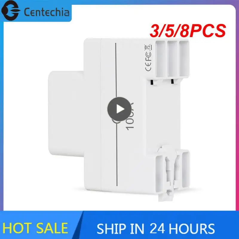 

3/5/8PCS Ammeter Practical 50v Voltmeter Durable Portable Din Rail Wattmeter Power Meter For Smart Home Universal Amp Power