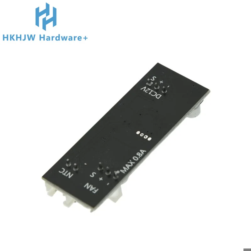 Одиночный 12-вольтовый 0.8A DC PWM 2-3-проводной вентилятор с контроллером температуры