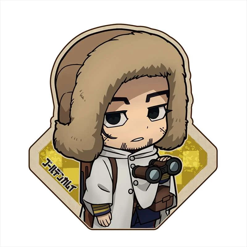 Брелок для ключей с аниме «Золотой камуй», Sugimoto Saichi Kochoube Asuko, акриловый, с ремешком, фигурка, подвесные аксессуары, 6 см