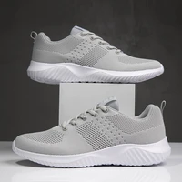 mens walking shoes lightweight breathable sneakers for men knitting outdoor running sports shoes
