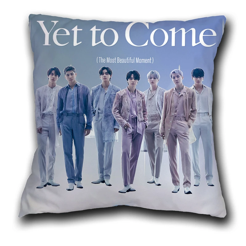 

KPOP Bangtan Boys 2022 New Album PROOF Pillow Cases Decorative Sofa Cushion Case Bed Pillow Cover Anime Living Room Home Decor