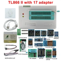 latest v11 9 tl866ii plus programmer universal minipro programmer tl866 nand flash avr pic bios usb programmer 28 adapters