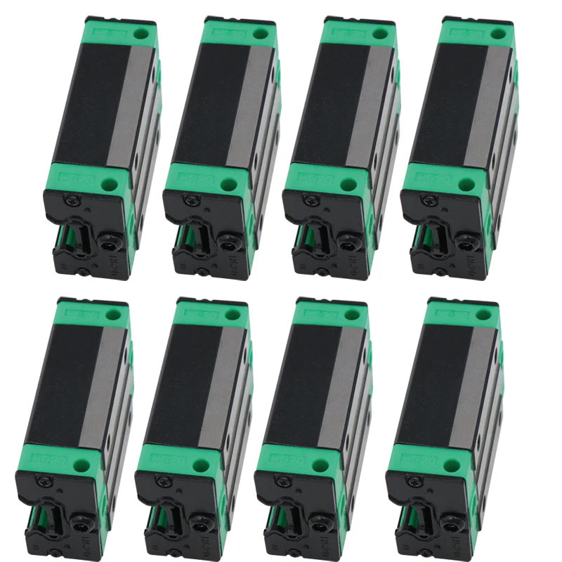 8 шт. HIWIN HGH20CA Линейный направляющий ползунок для линейного направляющего штекера