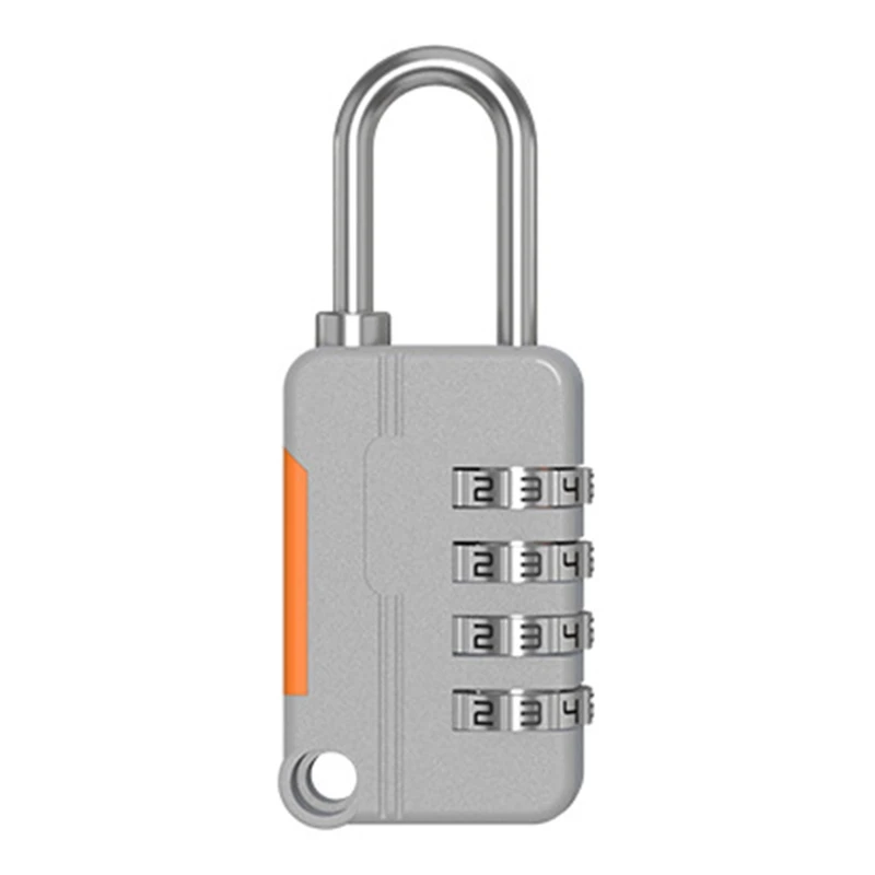 

YYSD 4-digit Travel Combination Lock Zinc Alloy Mini Padlock Backpack Security Lock Resettable Luggage Locks Weather-proof