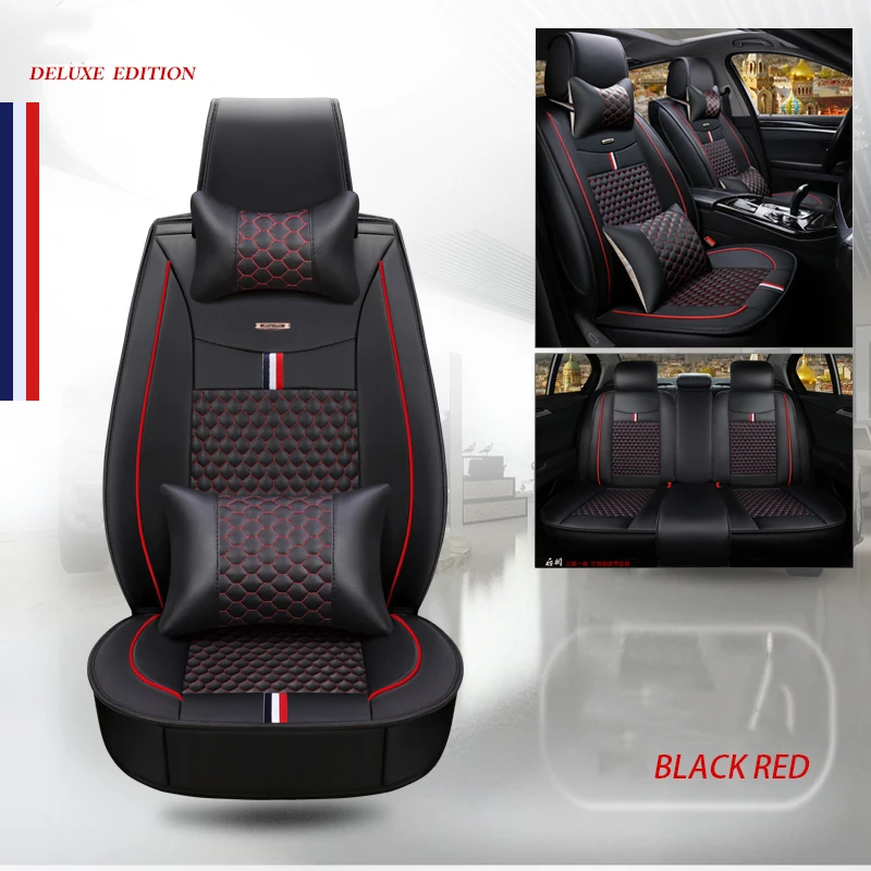 

CRLCRT all-season universal leather seat cover for Luxgen all models Luxgen 7 5 U5 SUV auto styling car accessories