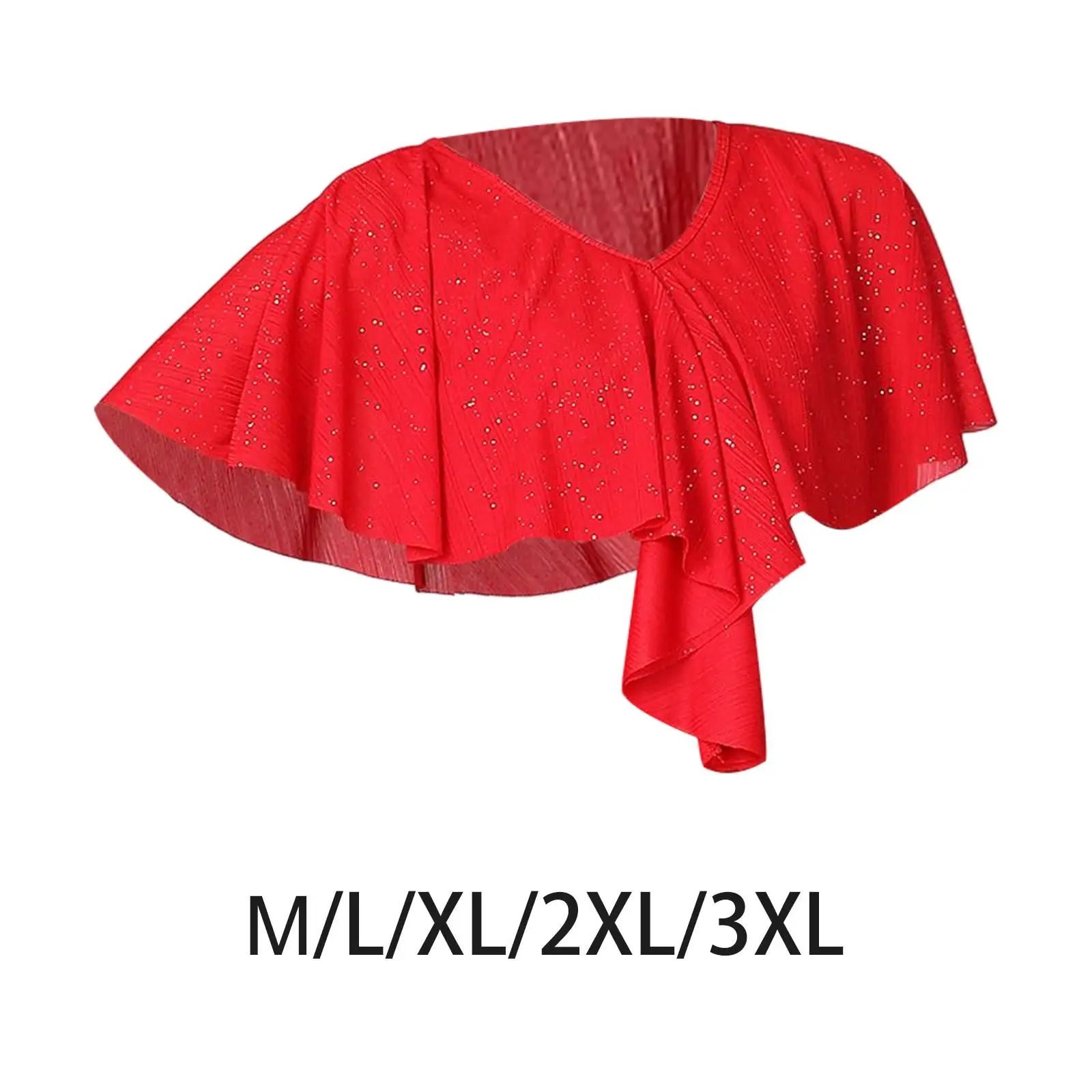 

Ballroom Blouse Costume Women False Choker for Samba Girl Tango
