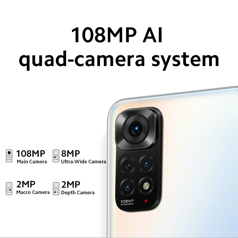 Новинка Смартфон Xiaomi Redmi Note 11 S Восьмиядерный Helio G96 камера 108 МП 33 Вт Pro Быстрая