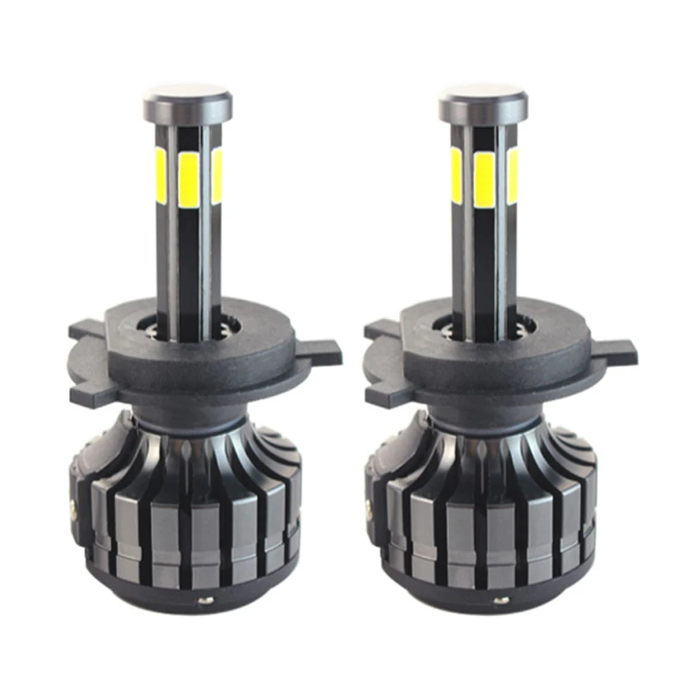 

6-сторонняя 3D 360-градусная Светодиодная Лампа Для Фар Суперкара H7 H4 H11 HB3 9005 HB4 9006 H3 H13 H1 Задний Противотуманны...