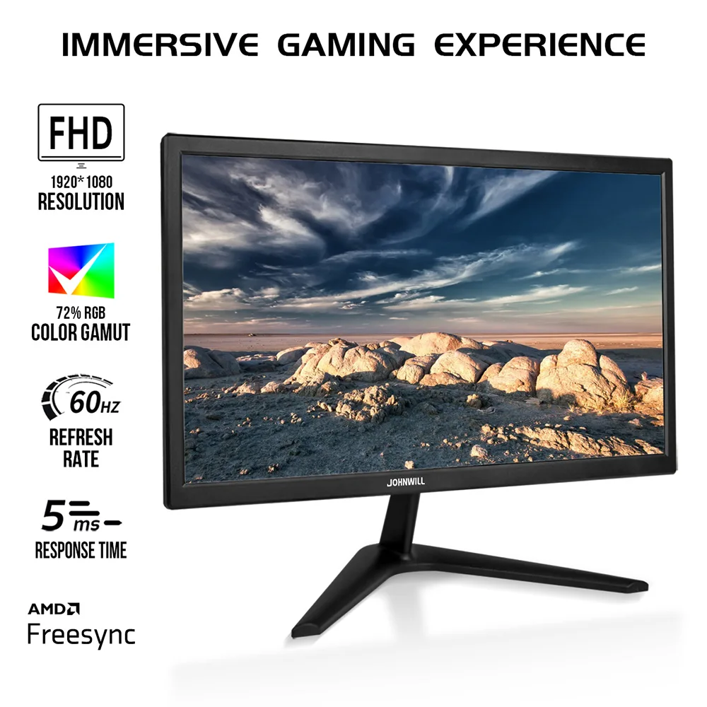 Монитор для ПК 21 5 дюйма 60 Гц ЖК-дисплей HD 1080P