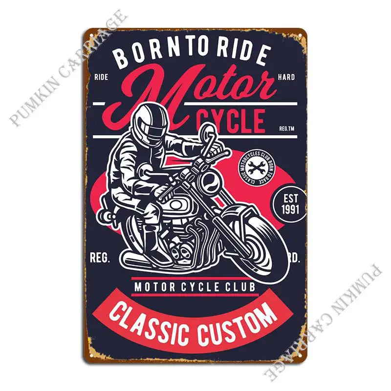 

Моторный гараж, металлический плакат, картина гаража, забавные таблички, создание оловянного знака, плакат