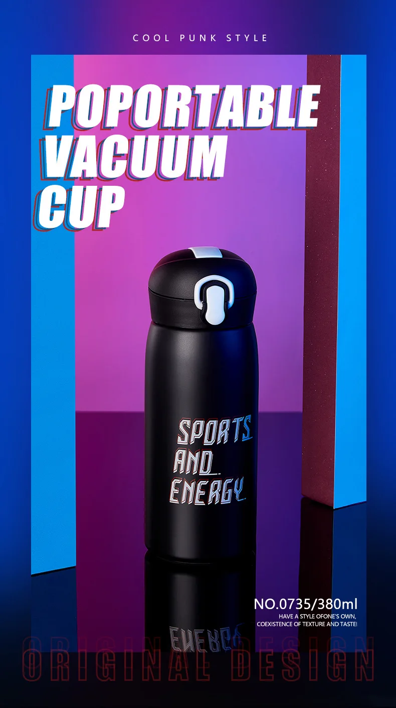 Льготная акция Вакуумная чашка спортивная с аналогичной чашкой термос модный