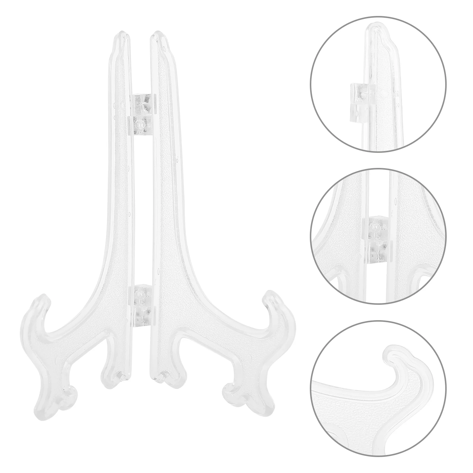 

12pcs Easel Plate Stand Easel Plate Display Holder Photo Picture Plate Holders for Home Office Weddings Festival Party 5 inch