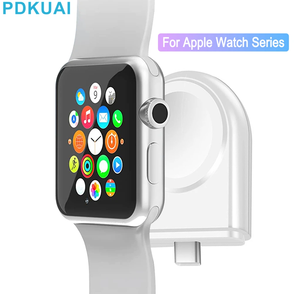

Magnetic Charger for iWatch Portable Fast Wireless Charging Cable Pad Dock Station For Apple Watch Series Ultra SE 8 7 6 5 4 3 2