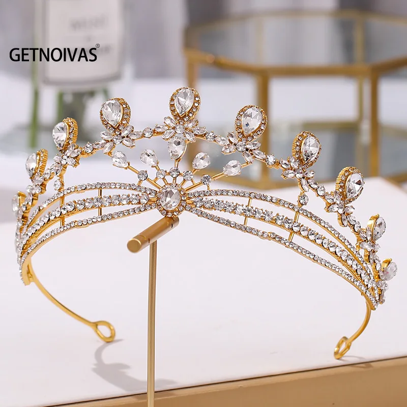 

Wedding Crown Bridal Tiara Headwear Birthday Hair Jewelry Headdress Hair Crown Wedding Headpiece Women Diadem Party Crowns SL