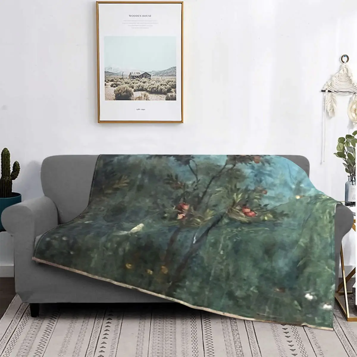 Древний римский фреска из виллы императрицы Ливии. Ультрамягкое одеяло