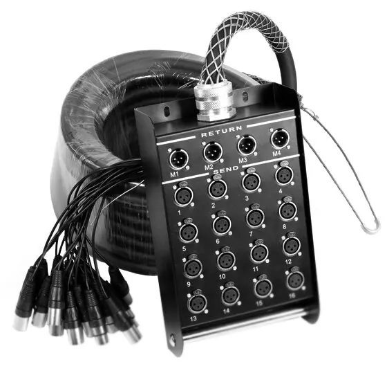 Мультикоры INVOTONE DB1604/20M Invotone DB1604/20M - мультикор 16 входов-4 выхода 20 метров Вес нетто: