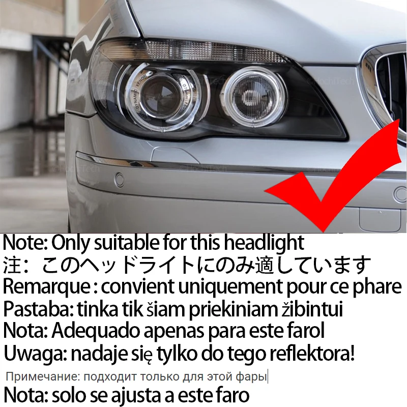 Кольцевые лампы M4 для BMW 7 series E65 E66 E67 E68 Alpina B7 LCI 05-08