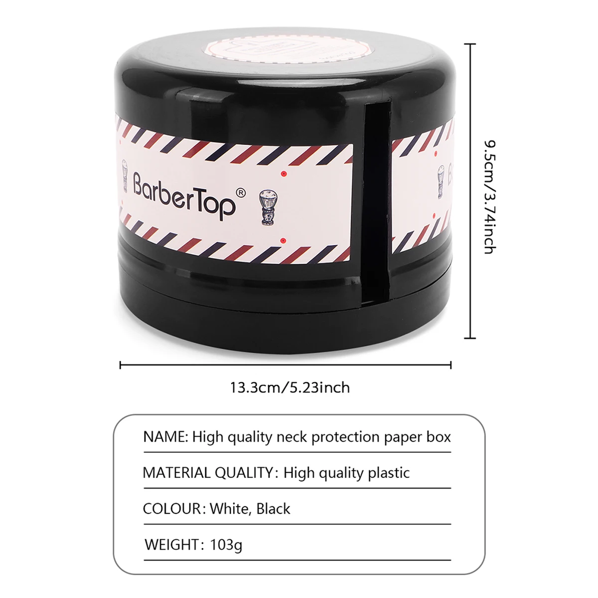 Профессиональная Шейная коробка для стрижки волос рукоятка-диспенсер салфеток