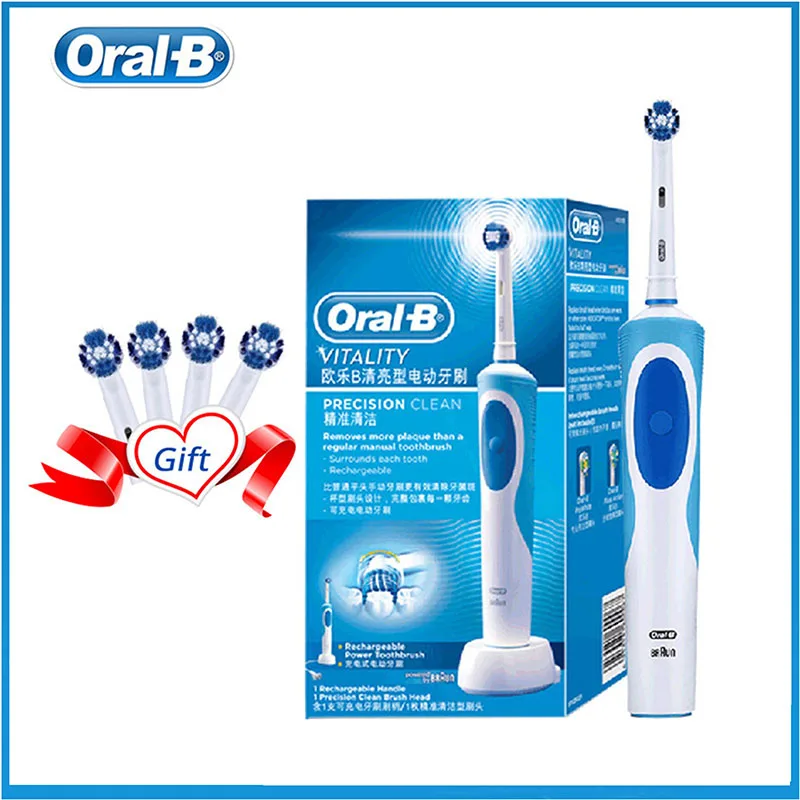 

Электрическая зубная щетка Oral-B, перезаряжаемая зубная щетка для ухода за полостью рта, ультразвуковая зубная щетка для точной чистки, 2D вра...