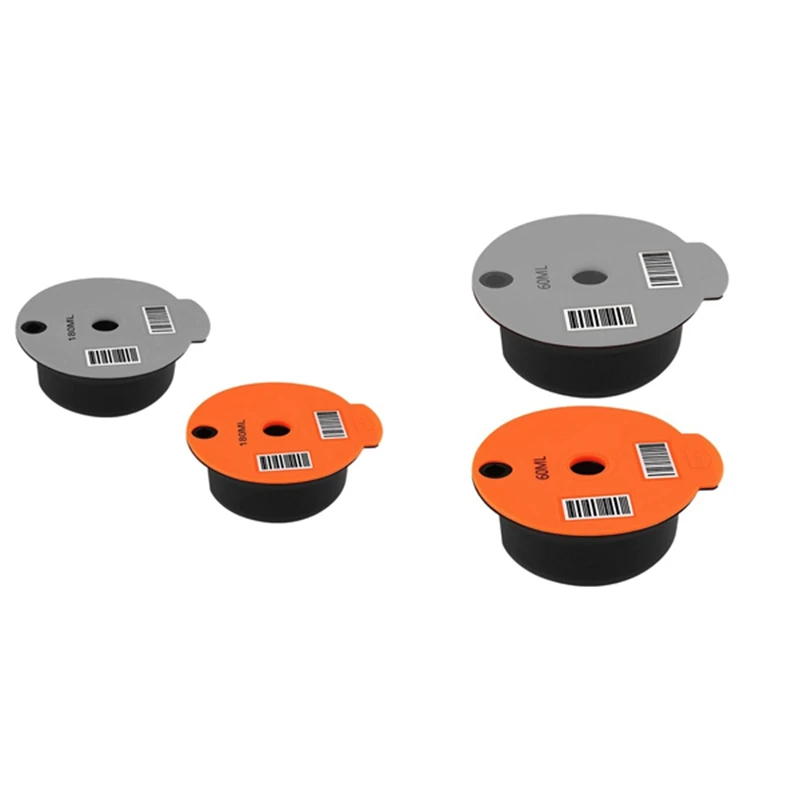 

2 Pcs Reusable Coffee Capsules Pods For Tassimo Machines Coffee Filter Refillable Coffee Pods With Spoon Brush