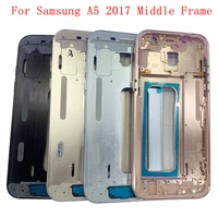 middle frame lcd bezel plate panel chassis housing for samsung a5 2017 a520 phone metal middle frame repair parts