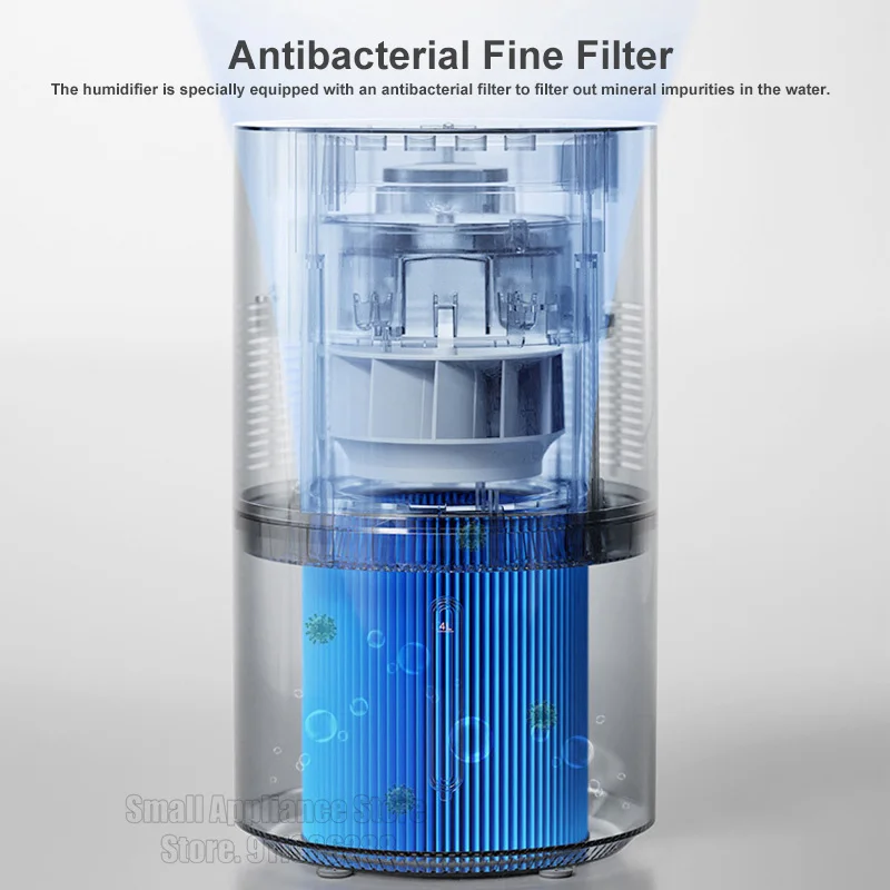 Увлажнитель воздуха oiподающий без тумана 250 мл/ч для дома 4 л освежитель